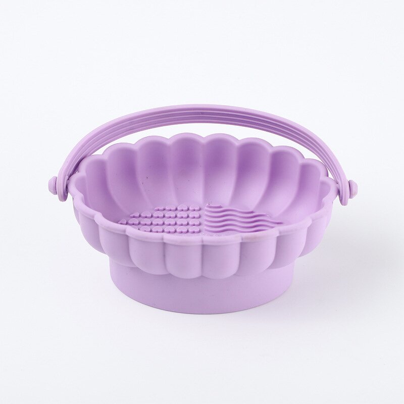 Makeup Brush Cleaner Manufacturer - Silicone Bowl with Drying Rack