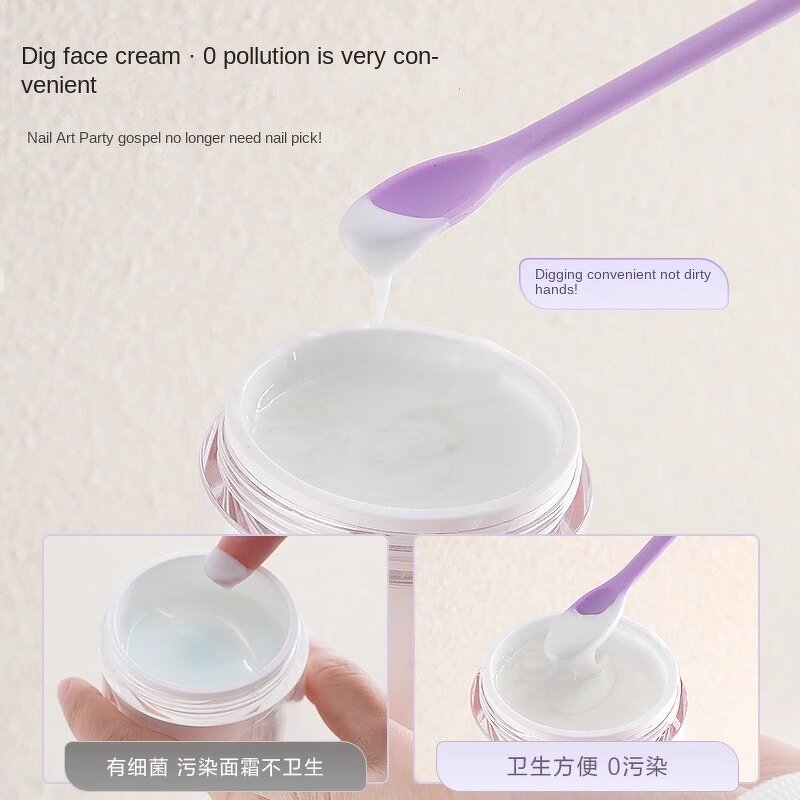 Silicone Spatula Supplier - Mini Double-headed Cosmetic Scoop