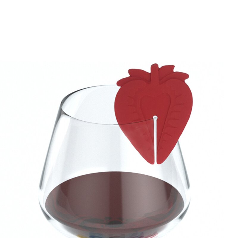 Wine Glass Identifiers Supplier - Fun Fruit Shaped Silicone Markers