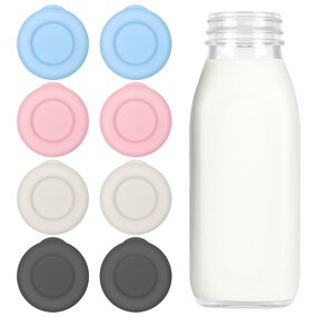 Milk Bottle Cap Supplier - 48mm Silicone Replacement Leak Resistant Lid