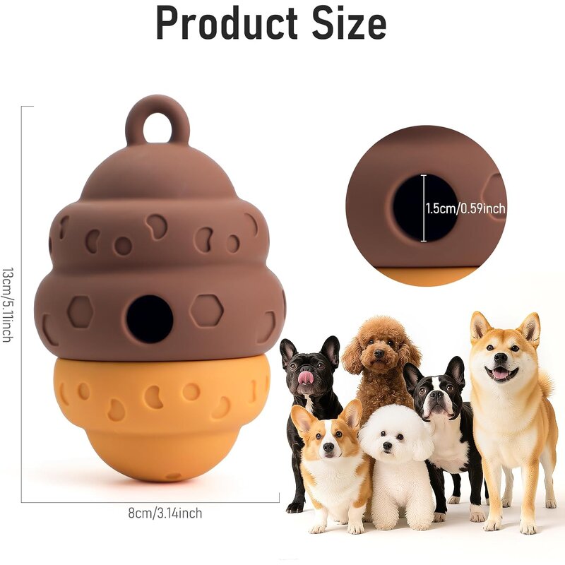Dog Chew Toy Manufacturer - Silica Gel Bite Resistant Dispensing Ball