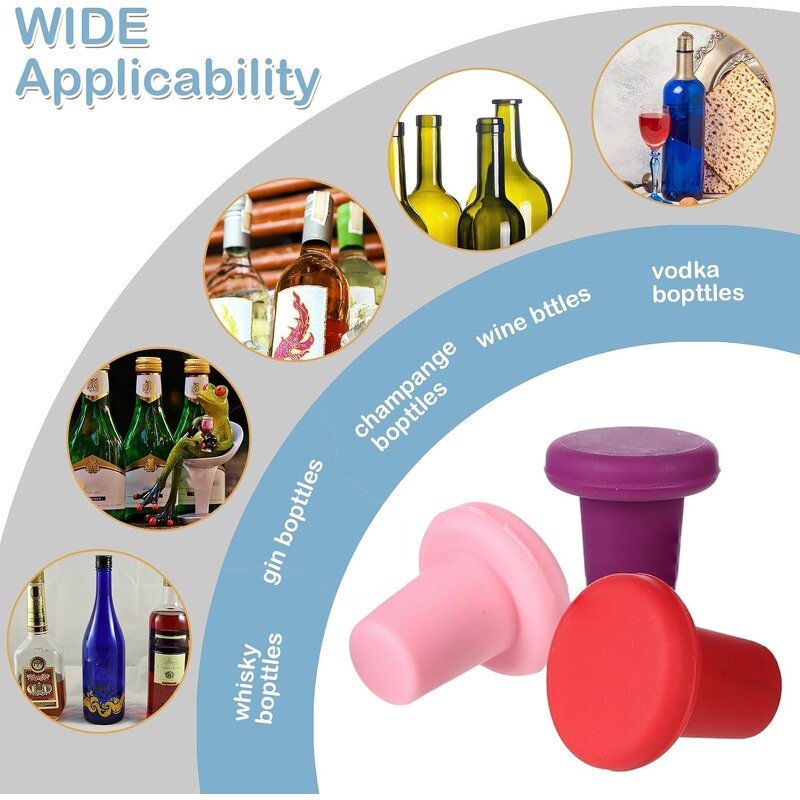 Beverage Bottle Stopper Factory - Durable Reusable Silicone Grip Top