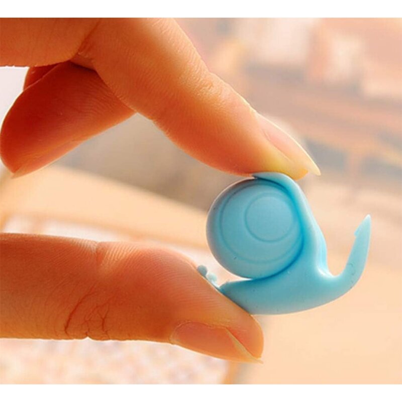 Tea Bag Holder Supplier - Snail Design Silicone Hanging Clip