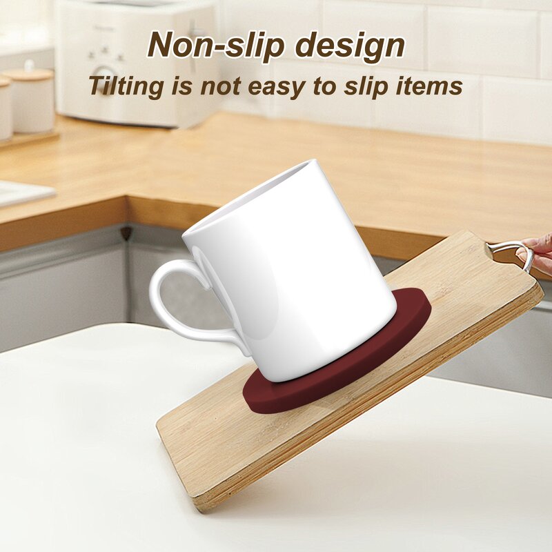 Silicone Coaster Manufacturer - Reindeer Design Heat-Resistant Cup Mat