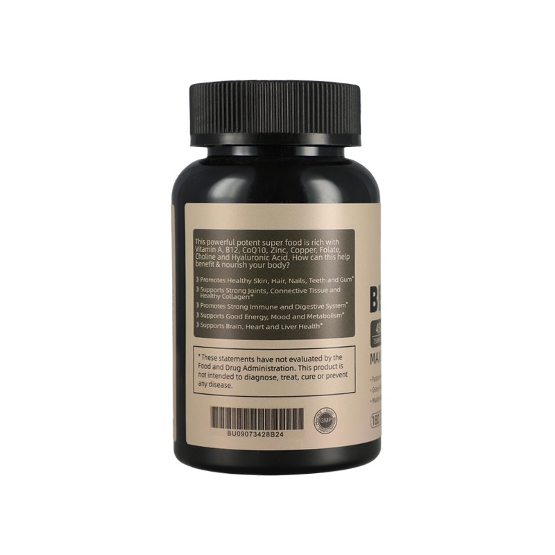 OEM Natural Iron Vitamin A, B12 for Energy Beef Liver Supplement Powder Beef Liver Capsules