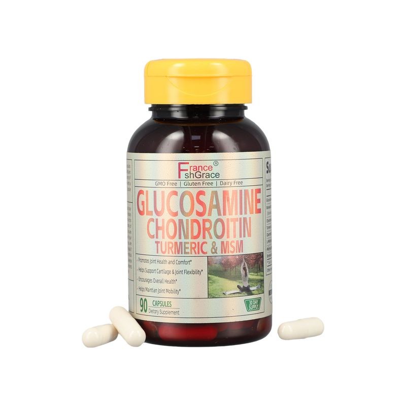 Glucosamine Chondroitin MSM and Turmeric Supplement  Joint Support Supplement for Women & Men