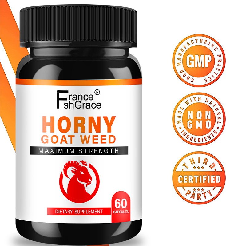 Best Horny Goat Weed Supplement for Adults Improve Endurance Organic Horny Goat Weed Capsules for Men