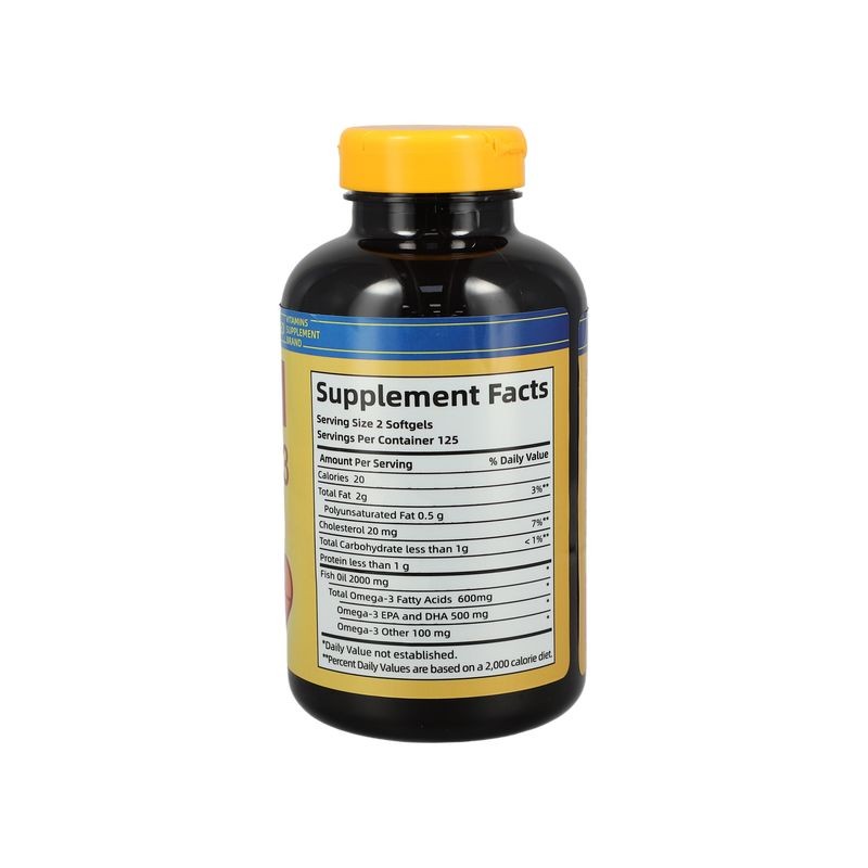 Fish Oil Omega 3 Supplements 1000mg Omega 3 Fish Oil for  Healthy Heart Support 250 Softgels