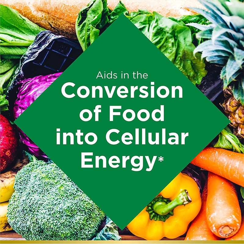 High Strength B Complex Vitamin Tablets Aids Food Energy Conversion Enhances Energy Metabolism for Adults B Complex Tablets