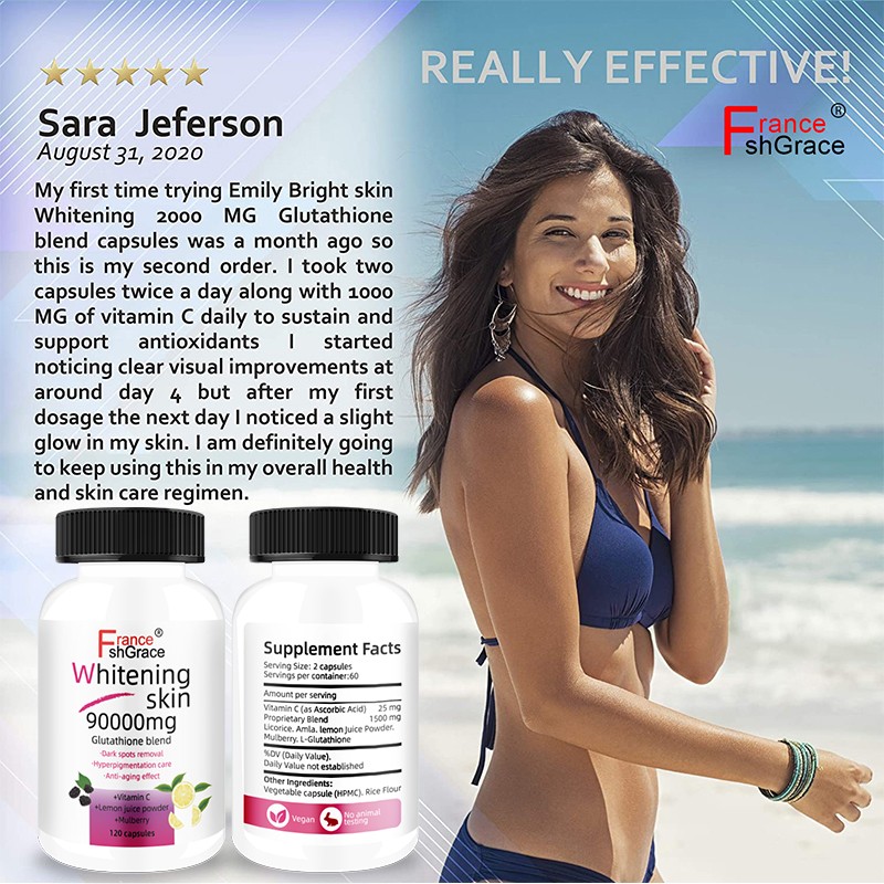 Supplements Detoxification Support Skin Whitening  Function  for Adults Immune System