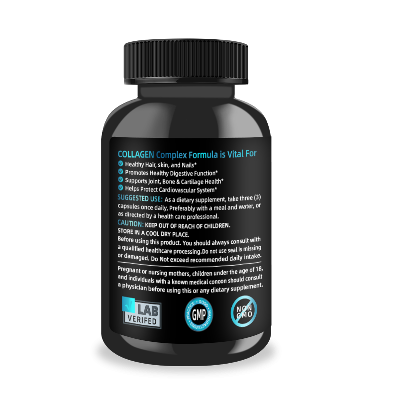 Multi Collagen Complex -150 Capsules for Skin, Hair, Joints & Digestion -3,300mg Per Serving