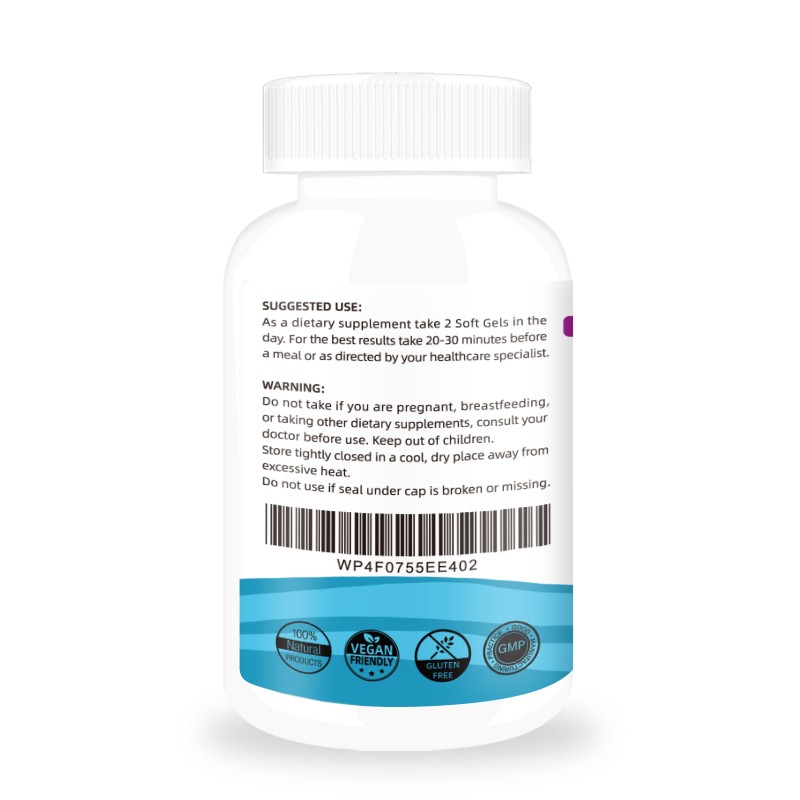 Complete Omega Fish Oil Supplements Supports Heart Brain Joints Skin Eyes & Immune Health for Adults