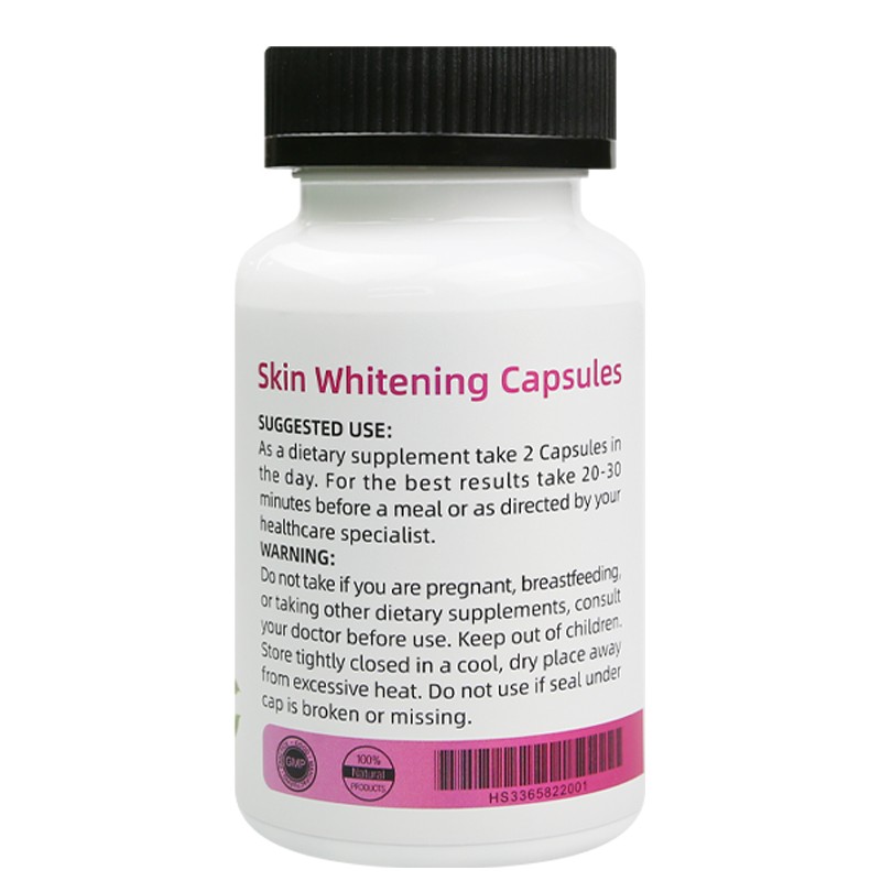Skin Whitening Capsules with Skin Radiance Complex Vitamin C-Natural Supplement for Bright, Radiant, and Even Skin Tone Support