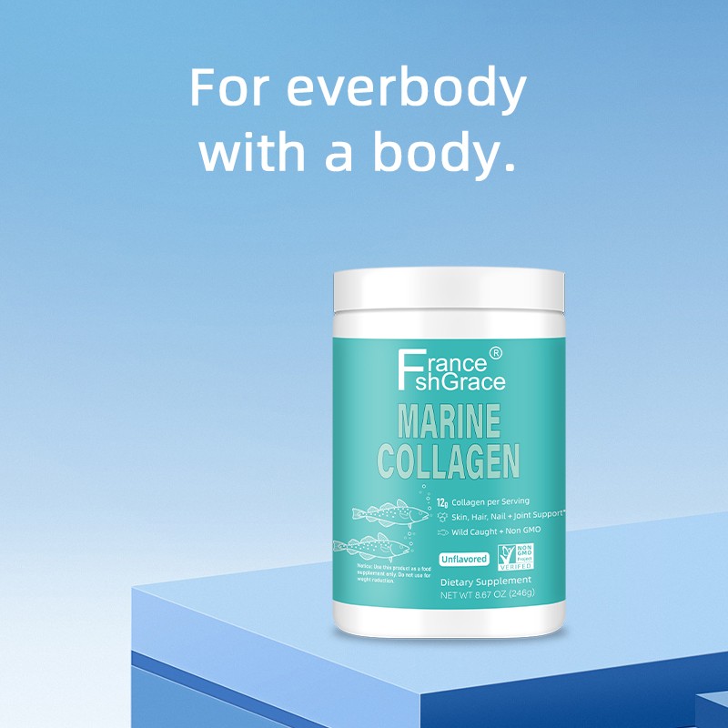 High Quality Marine Collagen Peptide Powder Supplement to Promote Joint Health Hydrolyzed Collagen for Adults