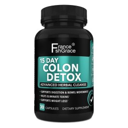 Premium Colon Detox Supplement Constipation Bowel Movement Supplements for Stomach Bloating Support Colon Detox Capsules