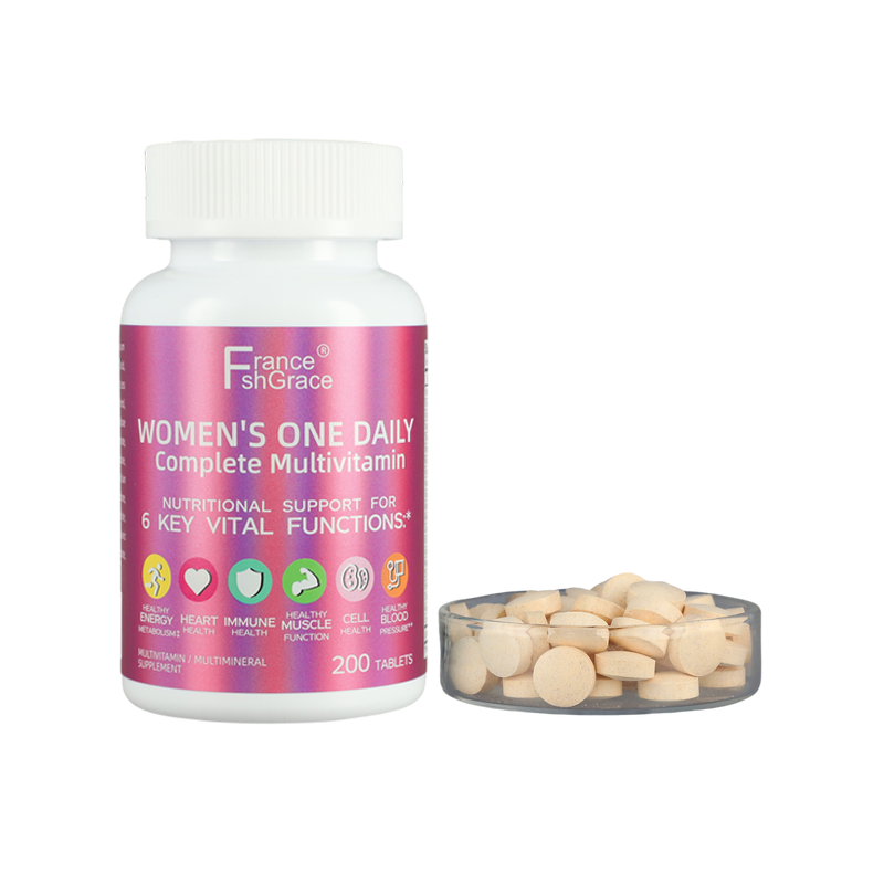 Women's One Daily Multivitamin for Muscle  Health, Cell Health,Skin Health,Heart Health & Immune Health Support 200 Tablets