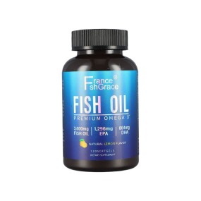 Supplement Omega 3 Fish Oil Soft Capsules 120 Count with EPA and DHA Heart Health Support for Adults