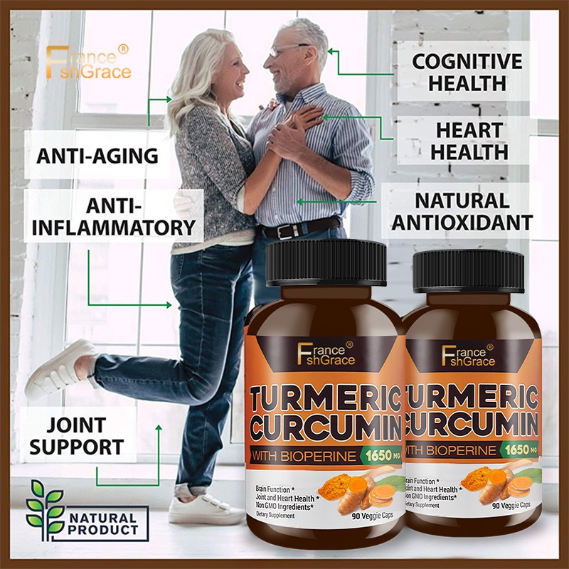 Oem Organic Herbal Turmeric Curcumin Capsules Supplement Joint & Healthy Inflammatory Support Curcumin Piperine Capsules