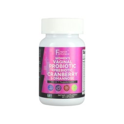 Women's Vaginal Prebiotic with Cranberry  D -Mannose 60 Capsules for Feminine Flora Balance Detox & Hormonal Support