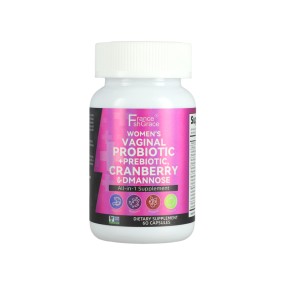 Women's Vaginal Prebiotic with Cranberry  D -Mannose 60 Capsules for Feminine Flora Balance Detox & Hormonal Support