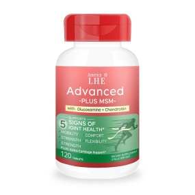 Glucosamine Chondroitin MSM Joint Support Supplement Tablets for Mobility & Flexibility - 120 Tablets