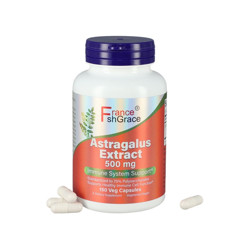 Astragalus Extract 500mg Supplement for Adults Improve Immunity Organic Astragalus Capsules