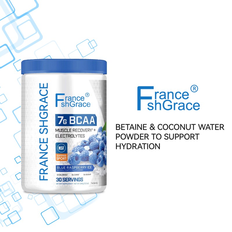 Sport BCAA Powder Supplement with Amino Acids Electrolyte for Adults After Sport Recovery and Hydration Energy Powder