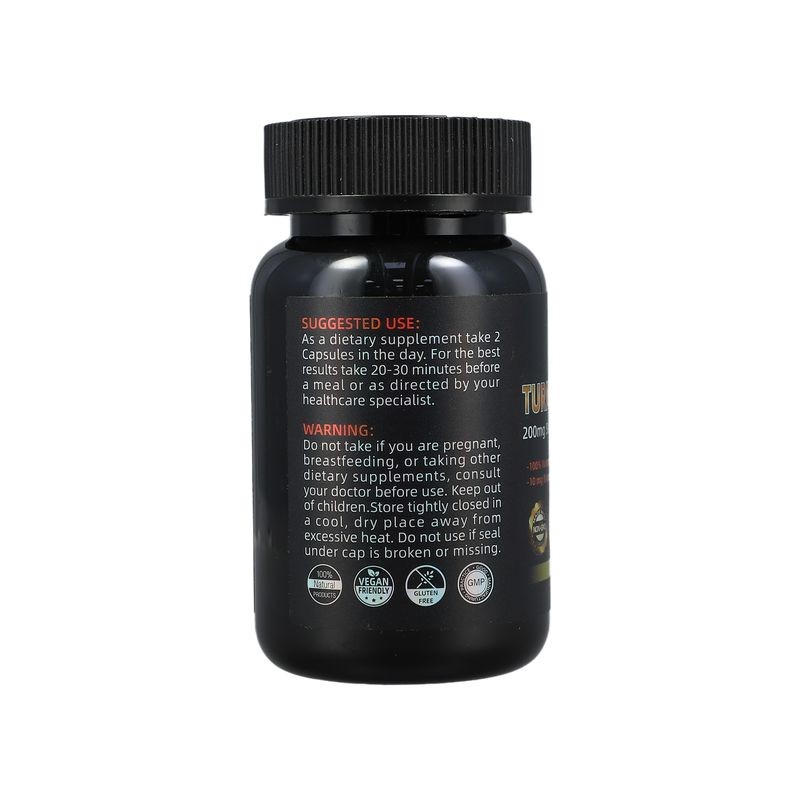 Tumeric Curcumin 200mg Daily 95% Standardized Curcuminoids Antioxidant for Joint and Immune Health Support