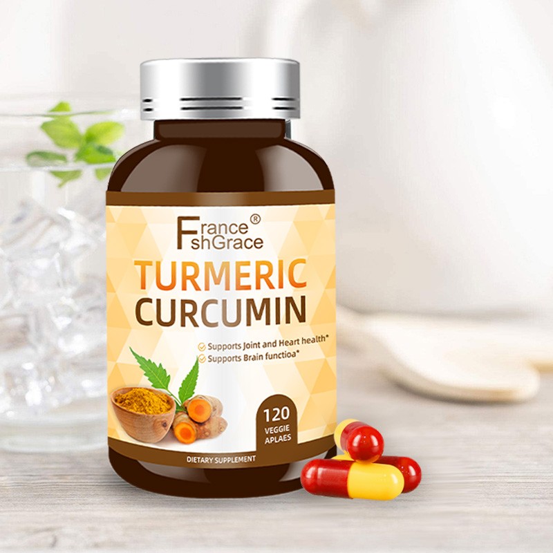 Organic Turmeric Supplements Natural Immune Support Turmeric Curcumin With Bioperine & Ginger 95% Curcumin Capsules