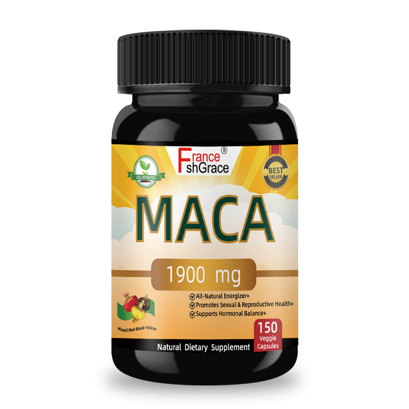 All Natural Maca Root Extract 60 Capsules All Natural Gluten Free Vegetarian Non Gmo Dietary Supplement