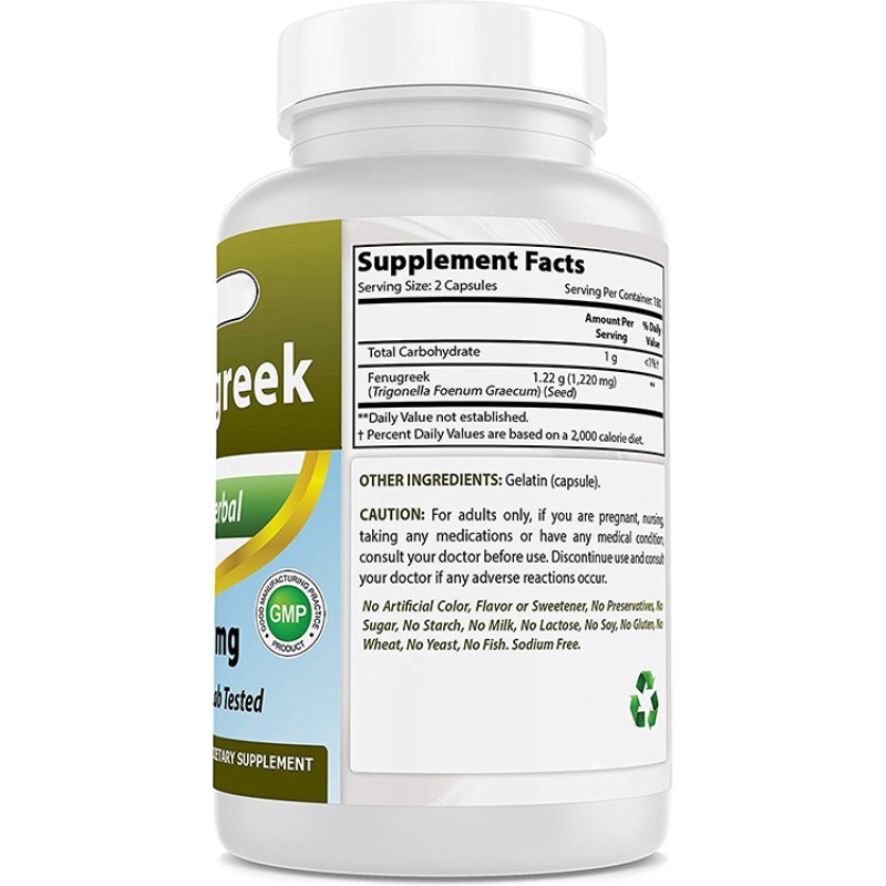 Dietary Health Supplement Beauty Products Enhancing Strength Fenugreek Capsule