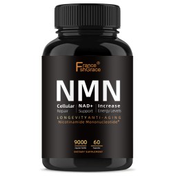 Hot Sales NAD+ Supplement for Anti Aging and Cell Regeneration Supports Cellular Energy Brain Muscle NAD NMN Capsules