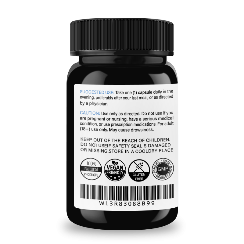 Night Time Fat Burner to Shred Carb Blocker & Weight Loss Support Supplements Support Metabolism  & Fall Asleep Fast 60 Capsules