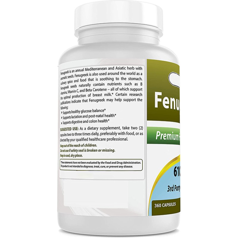 Dietary Health Supplement Beauty Products Enhancing Strength Fenugreek Capsule