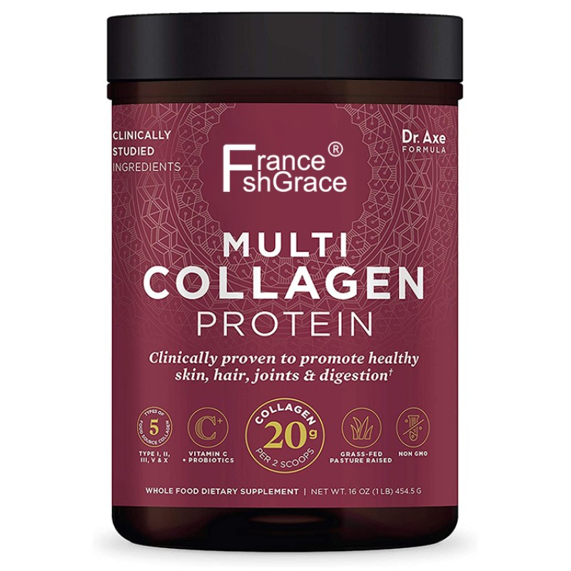 OEM High Quality Hydrolyzed Marine Pure Vegan Fish Collagen Peptide Powder