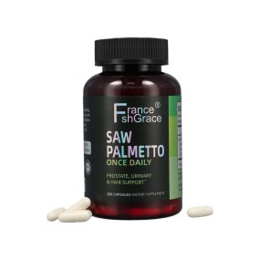 Saw Palmetto Supplement for Men Prostate Urinary and Hair Support Organic Saw Palmetto Capsules