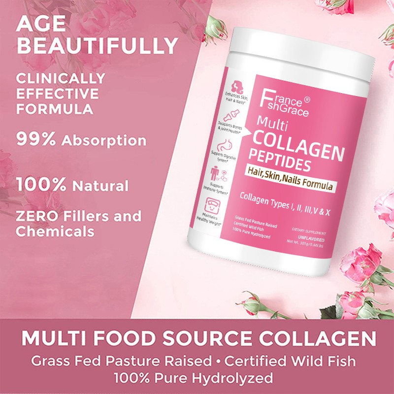 High Standard Collagen Peptides Plant Extracts Supports Digestive Health for Adults Collagen Peptides Plant Extracts