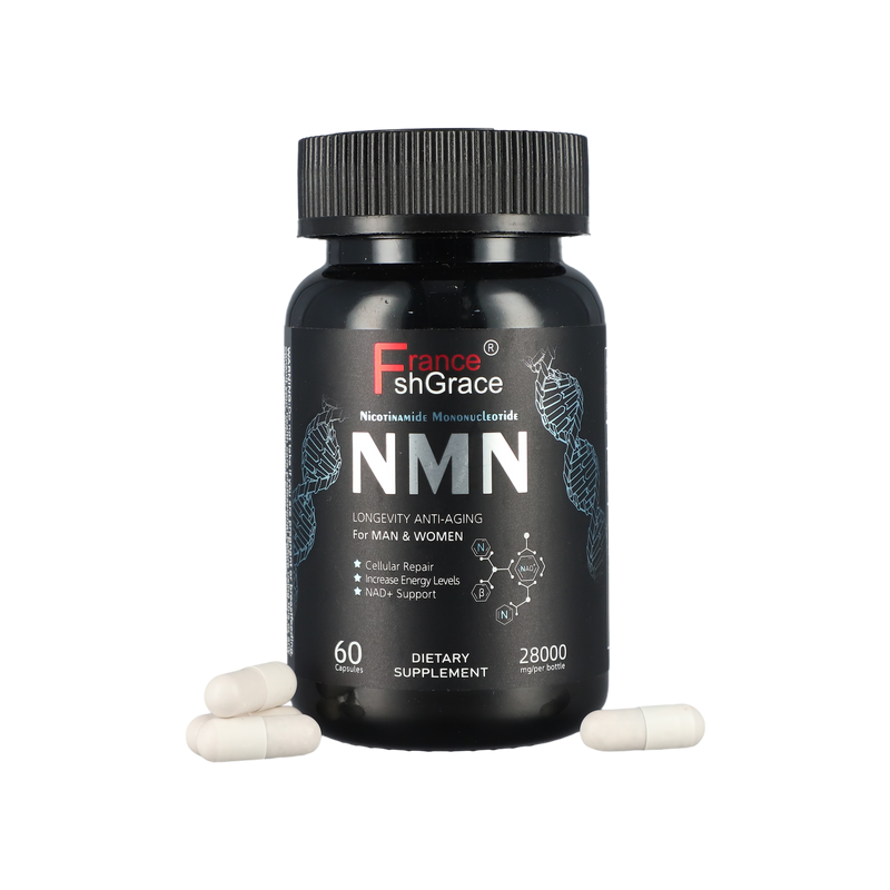 NMN 28000mg 60 Capsules Longevity Anti-Aging for Men & Women Cellular Repair Increase Energy Levels NAD + Support