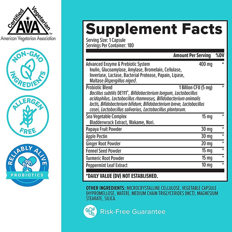 France ShGrace Best Probiotic Supplement Nutrition Digestive Enzymes Probiotic Capsules