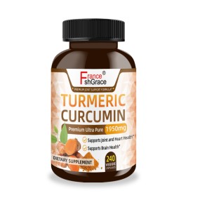 OEM Supplements 240 Capsules Health Care Turmeric Curcumin with BioPerine 95% Curcuminoids 1950mg for Joint Support