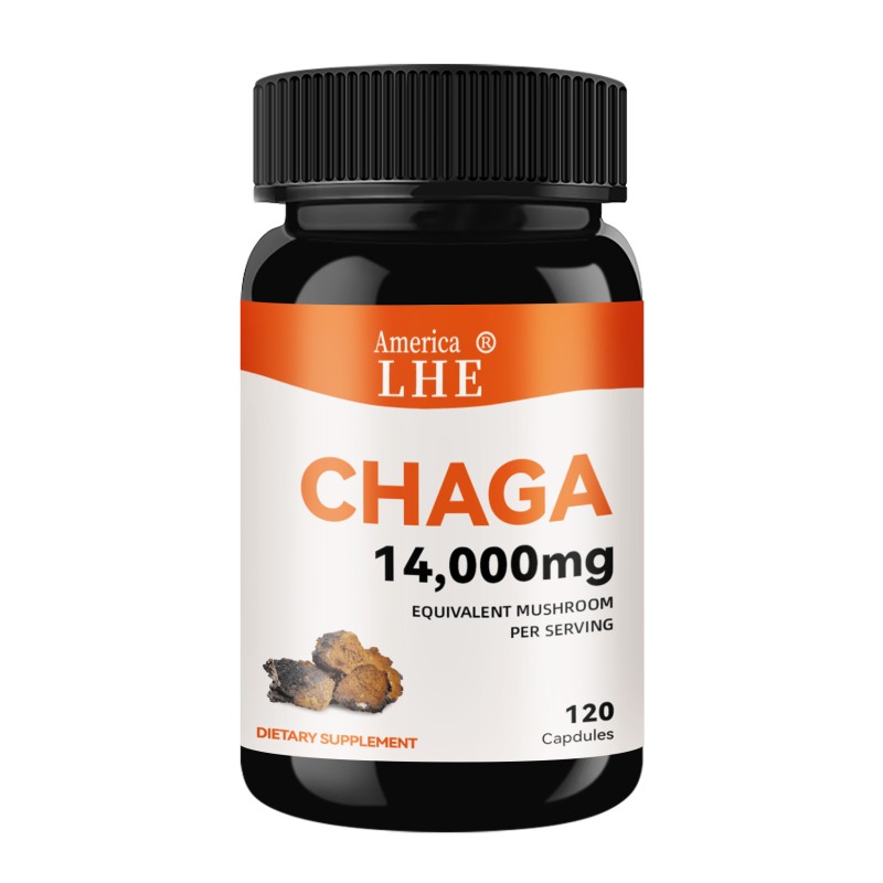 Mushrooms Chaga Mushrooms Capsules 120 Capsules Mushroom Extract Antioxidants Supplement Herbal Supplements Supplements
