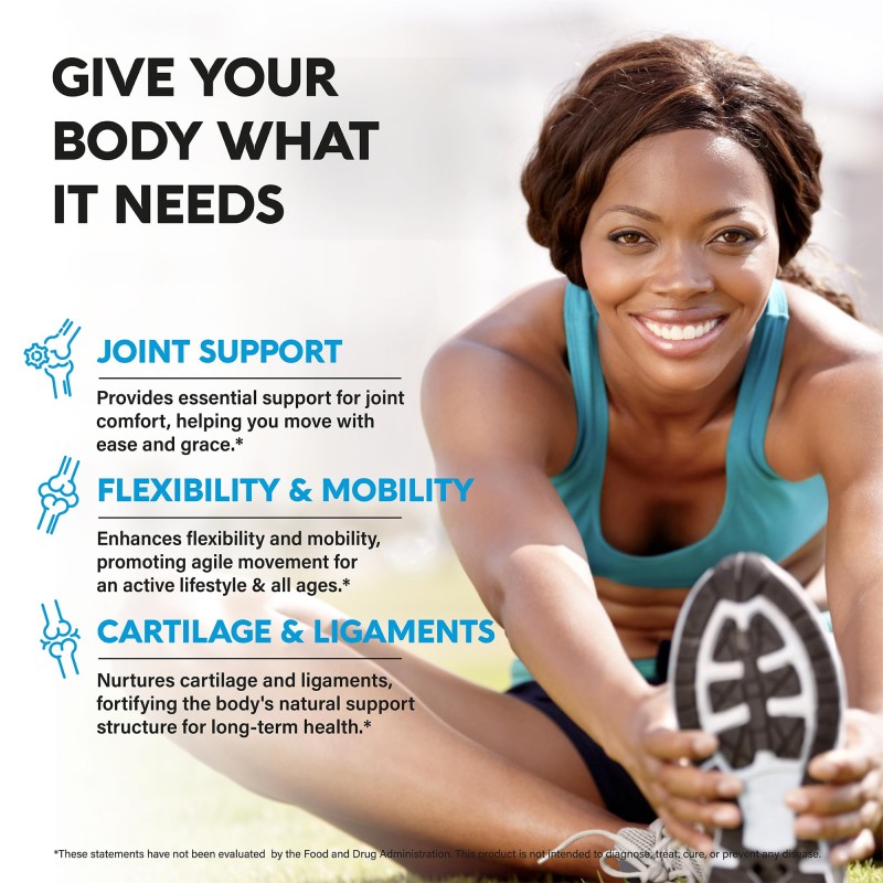 Glucosamine Chondroitin Supplement Bone Nutrition and Lubricate Bone Joints Supplement for Relieving Joint Pain