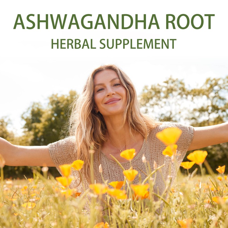 Ashwagandha Root Supplement for Adults Support Balanced Energy and Resistance to Stress Organic Ashwagandha Root Capsules