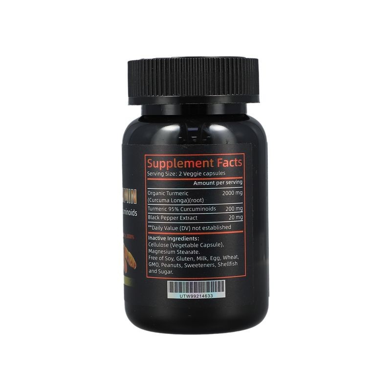 Tumeric Curcumin 200mg Daily 95% Standardized Curcuminoids Antioxidant for Joint and Immune Health Support