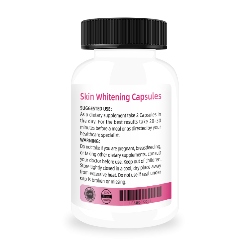 Vegan 5000mg  Skin Bleaching Pills 120 Capsules for Adult Use Dark Spots Acne Scar Remover Anti-Aging Antioxidant