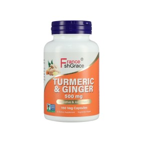 Turmeric and Ginger 500g Supplement for Adults Support Digestive and Joint Health Turmeric and Ginger Capsules