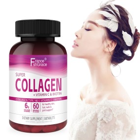 Collagen Peptide Supplement Hair Quality Improve Skin Aging Hair Nail Collagen Peptide Tablets