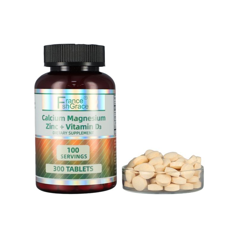 Calcium Magnesium Zinc D3 Supplement for Bone  Support Calcium 1000mg Magnesium 400mg Zinc 25mg   Vitamin D3 600 IU 300 Tablets