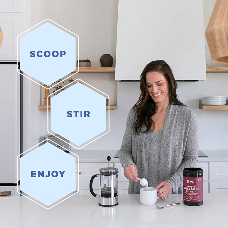 OEM High Quality Hydrolyzed Marine Pure Vegan Fish Collagen Peptide Powder