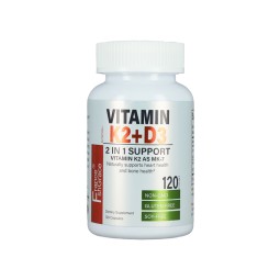 Vitamin K2 with D3 Supplement,Supports Better  Cardiovascular Health and Maintains Healthy Immune  System Blance,120 Capsules